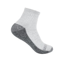 Fruit of the Loom Boys' Dual Defense Ankle Socks 10 Pack , Medium, Grey
