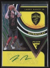 2020-21 Panini Flux Ultraviolet Signatures Larry Nance Jr. #UV-LNJ Cavaliers