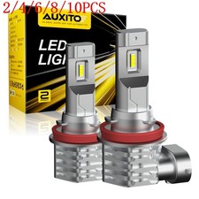 AUXITO H11 LED Headlight Kit H9 H8 6500K High Low Beam Bulbs Fog Light 2/4/6/10x
