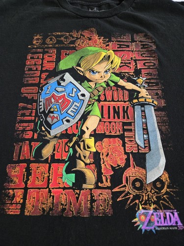 Nintendo The Legend of Zelda Mallorca’s Mask 3D Schwarz T-Shirt Gr. L Selten Gamer - Bild 2 von 11
