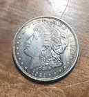 USA 1921 Morgan Dollar Coin 90% Silver $1 Last Year Philadelphia Very Fine