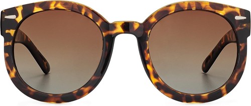 grinderPUNCH XXL Super Oversized Gafas De Moda Redondo Marco Círculo Lente Transparente Negro