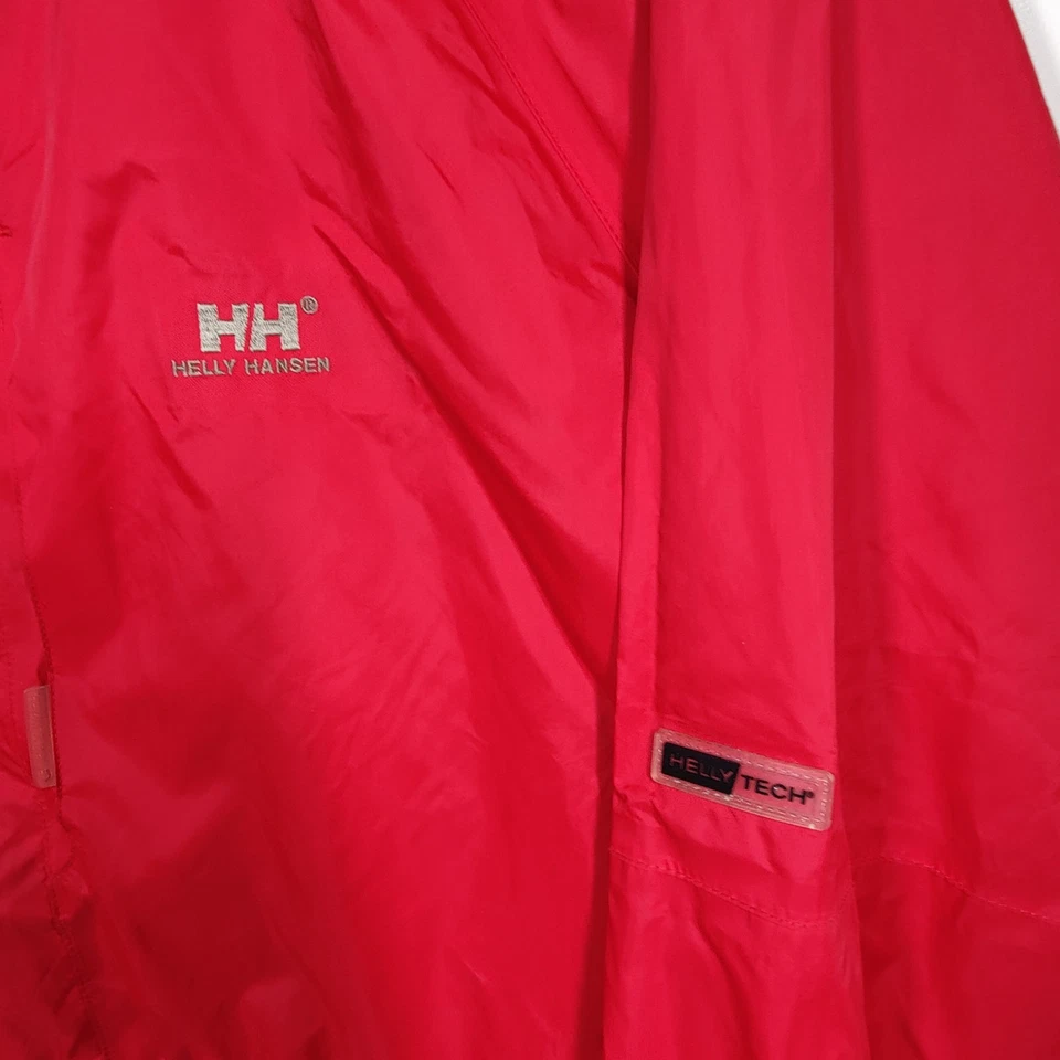 Chaqueta cortavientos Helly Hansen Tech para hombre talla XL roja con capucha exterior Gorpcore Foto 4 de 4