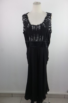 MARELLA TRÄGERKLEID DAMEN 50 WOMAN CASUAL VINTAGE DRESS SEIDENKLEID SILK