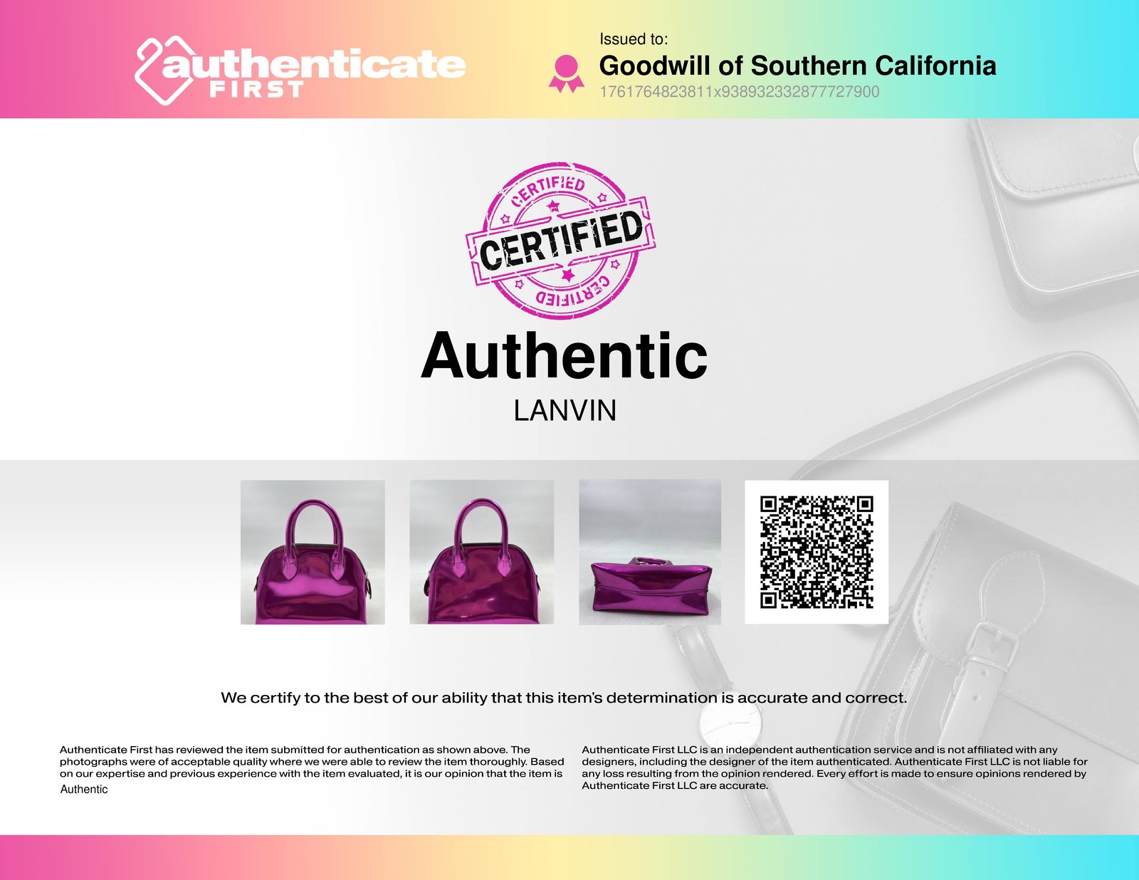 Lanvin Pink Patent Leather Medium Top Handle Bag