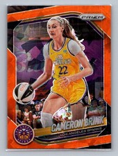 2025 Panini Prizm WNBA #87 Cameron Brink Orange Ice Prizms