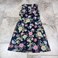 Tommy Hilfiger Designer Floral Print Shift Dress Sleeveless Size 4 Spring Print