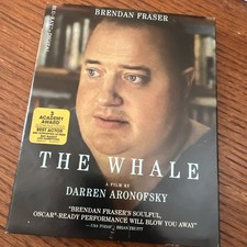 The Whale - Brendan Fraser  (Blu ray, 2022) w/Slipcover Sealed