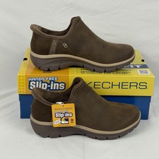 Skechers Women's Easy Going Hands Free Slip-Ins Shoe Chocolate Size 7 167872 NWB