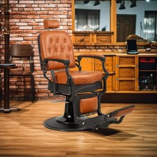 Heavy Duty Reclining Hydraulic Barber Chair Vintage Salon Beauty Spa Styling New