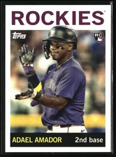 2025 Topps Archives Adael Amador Rookie #82 RC Colorado Rockies