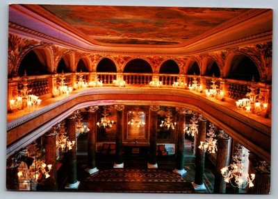 1990s Manaus Opera House Interior Grand Staircase Manaus Brazil Postcard