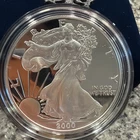2000 P  $1  American Eagle One Oz  Silver Proof Coin with Box & COA  011825