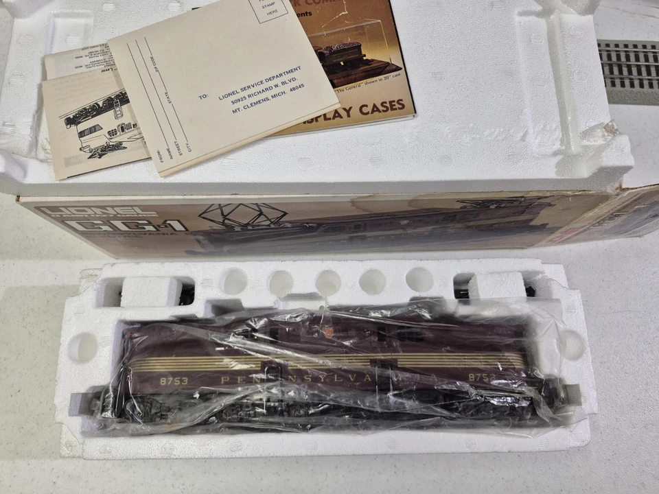 Lionel O Gauge 6-8753 Pennsylvania GG-1 Locomotive NIB - Tested-Nice - Image 2 of 4