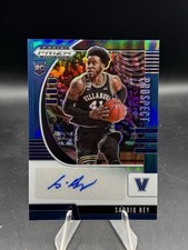 2020-21 Panini Prizm Draft Picks Basketball Rookie Blue Auto Saddiq Bey RC /149