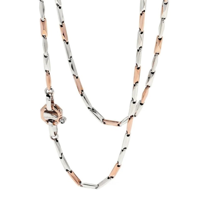 Мужское колье BARAKA GC214721BRLU550002 Ritmika с золотой цепочкой и бриллиантами 2035290₽