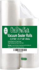 2 Rolls 11X50 and 8X50 Total 100 Feet Vacuum Sealer Bags Rolls with BPA Free,H