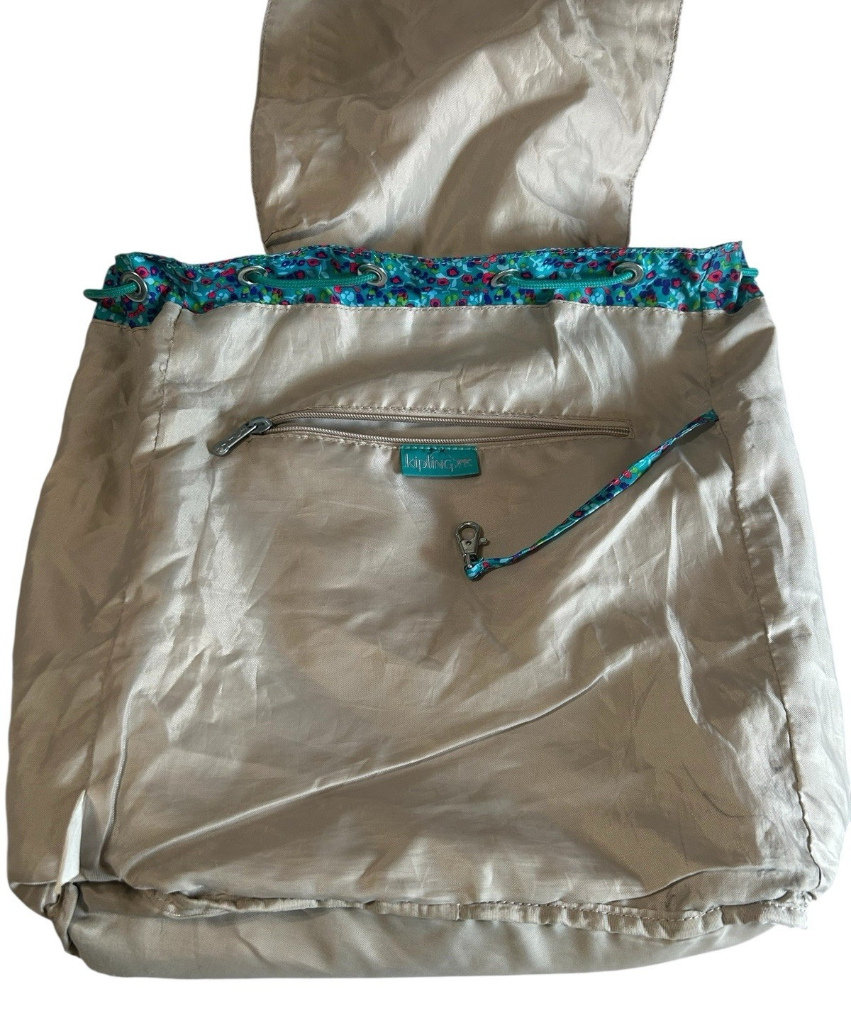 Kipling Joetsu Firefly Backpack Garden Floral Jad… - image 14