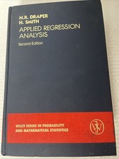 Applied Regression Analysis 2nd Edition 1988 ...