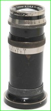 Rare Zeiss Jena Tele-Tessar K 6.3/18cm lens black / nickel for Contax I Rangefi