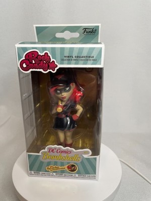THE BATWOMAN w Bat Funko DC Comics Bombshells Rock Candy Vinyl '18 COM95