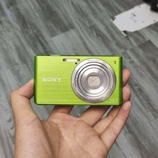 Sony Cyber-shot DSC-W610 Green Camera W/Battery Charger Memory Card English Menu