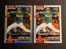 2026 Topps Series 1 Payton Tolle RC #15 Rainbow Foil (2) Card Lot! Red Sox🔥📈🔥