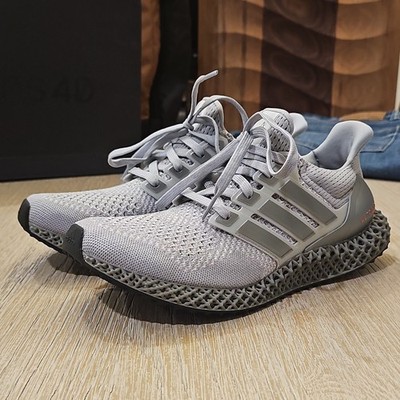 adidas Ultra4D FX7753 NASA Silver Gray Men's Running Shoes US 9.5