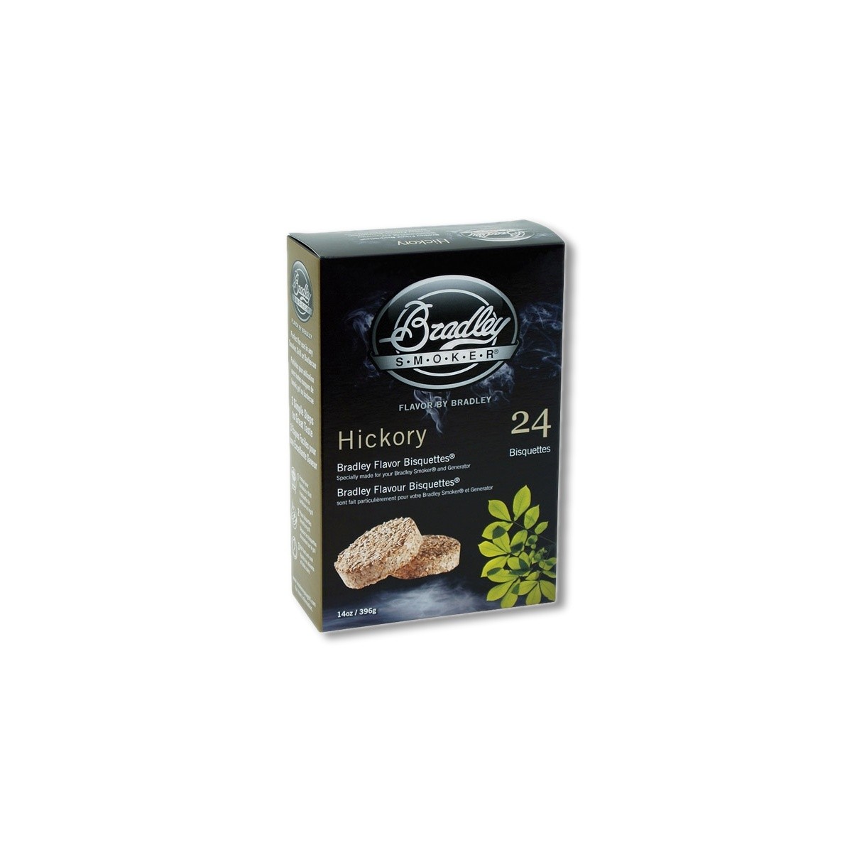 Bradley Smoker All Natural Hickory All Natural Wood Bisquettes 24 pk BTHC24