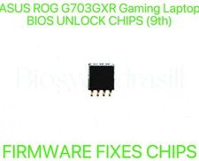 ASUS ROG G703GXR Gaming Laptop, ADMIN NO PASSWORD FIRMWARE FIXES BIOS CHIP