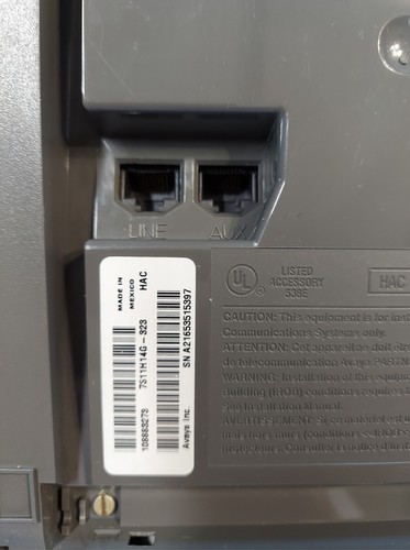 AVAYA 1416D02A-003 Black Desk Phone - Picture 5 of 5