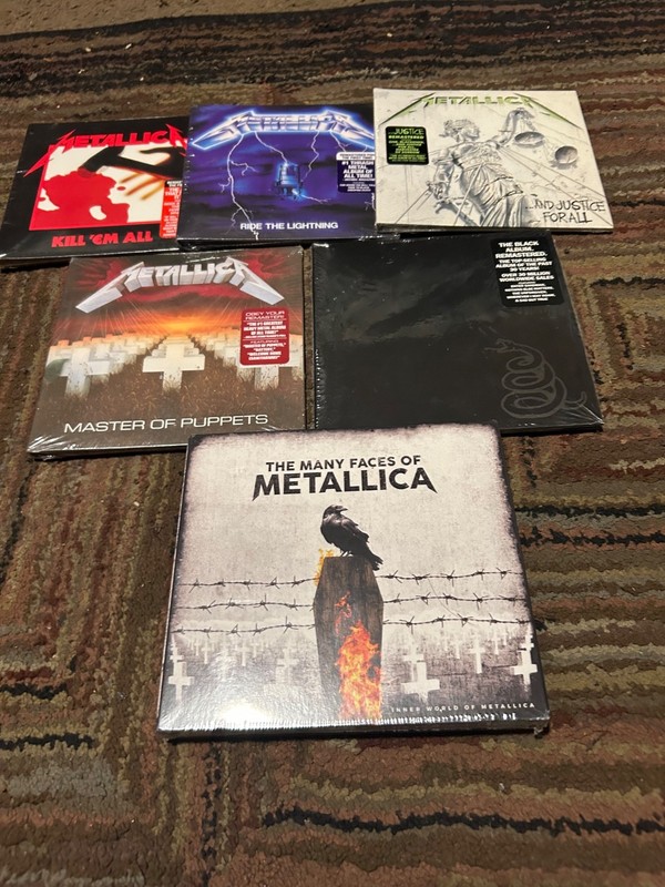 METALLICA 6 CDS ROCK/HEAVY METAL BRAND NEW/SEALED