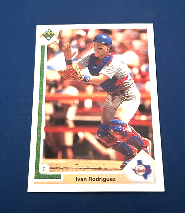Ivan Rodriguez #55F Baseball Cards 1991 Upper Deck Final Edition trading card — raw and PSA graded price guide