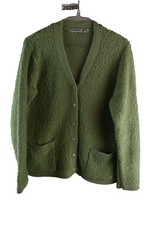 POPPY Green knitwear Cardigan Jumper size Uk 12 Womens Casual Outdoors Outerwear
