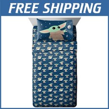 Blue Mandalorian Kids Bedding - 4 Piece Full
