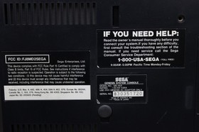 Sega Genesis Model 2 Console System Bundle Cords & Controller MK-1631 TESTED