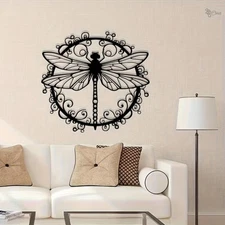 15 inch Dragonfly Wall Hanging - Metal Art Decoration for Home, Living Room NEW