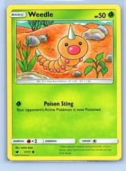 Weedle 1/111 Crimson Invasion Common