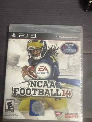NCAA Football 14 (PlayStation 3, 2013) BRAND NEW SEALED