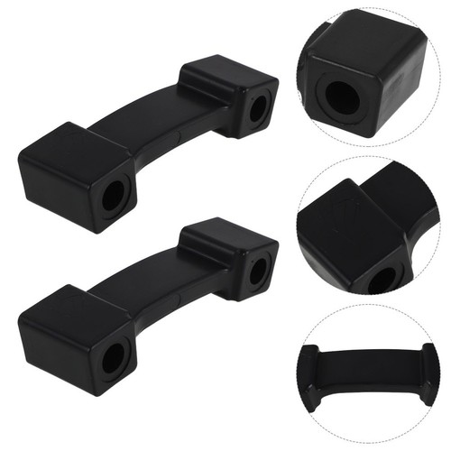 2 Pcs Rectangular Rubber Feet Pads Replacement I-shaped Speaker Foot ...