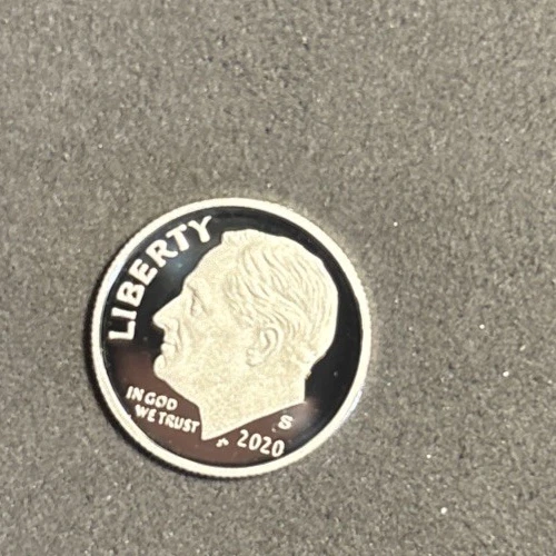 2020 S Silver Proof Roosevelt Dime - 99.9% Silver - From a Silver Proof Set