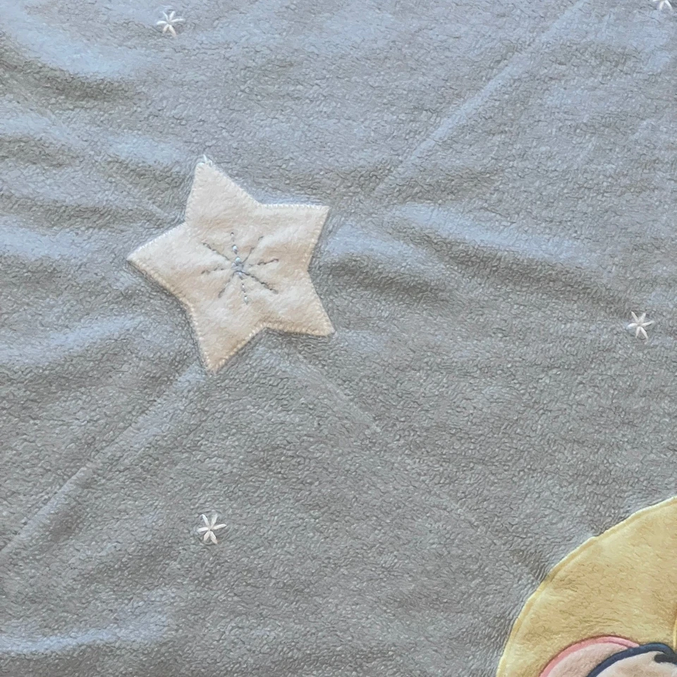 Manta bebé Snoopy de colección dormir en la luna azul polar cuna corderos hiedra 32"X41" Foto 4 de 4