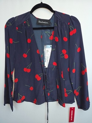 New! Realisation Par The Bianca in Wild Cherry, XS (100% Authentic) *Rare