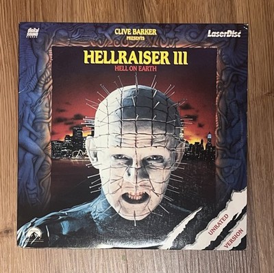 Hellraiser III Hell On Earth LaserDisc Unrated Version Horror 1992
