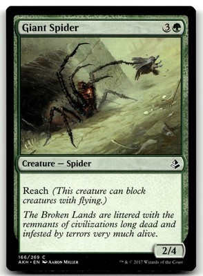 Giant Spider 166 Magic The Gathering- Amonkhet