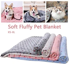 Coral Velvet Pet Blanket Multipurpose Soft Warm Bedding for Furniture Protection