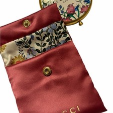 GWP Gucci floral compact mirror w pouch
