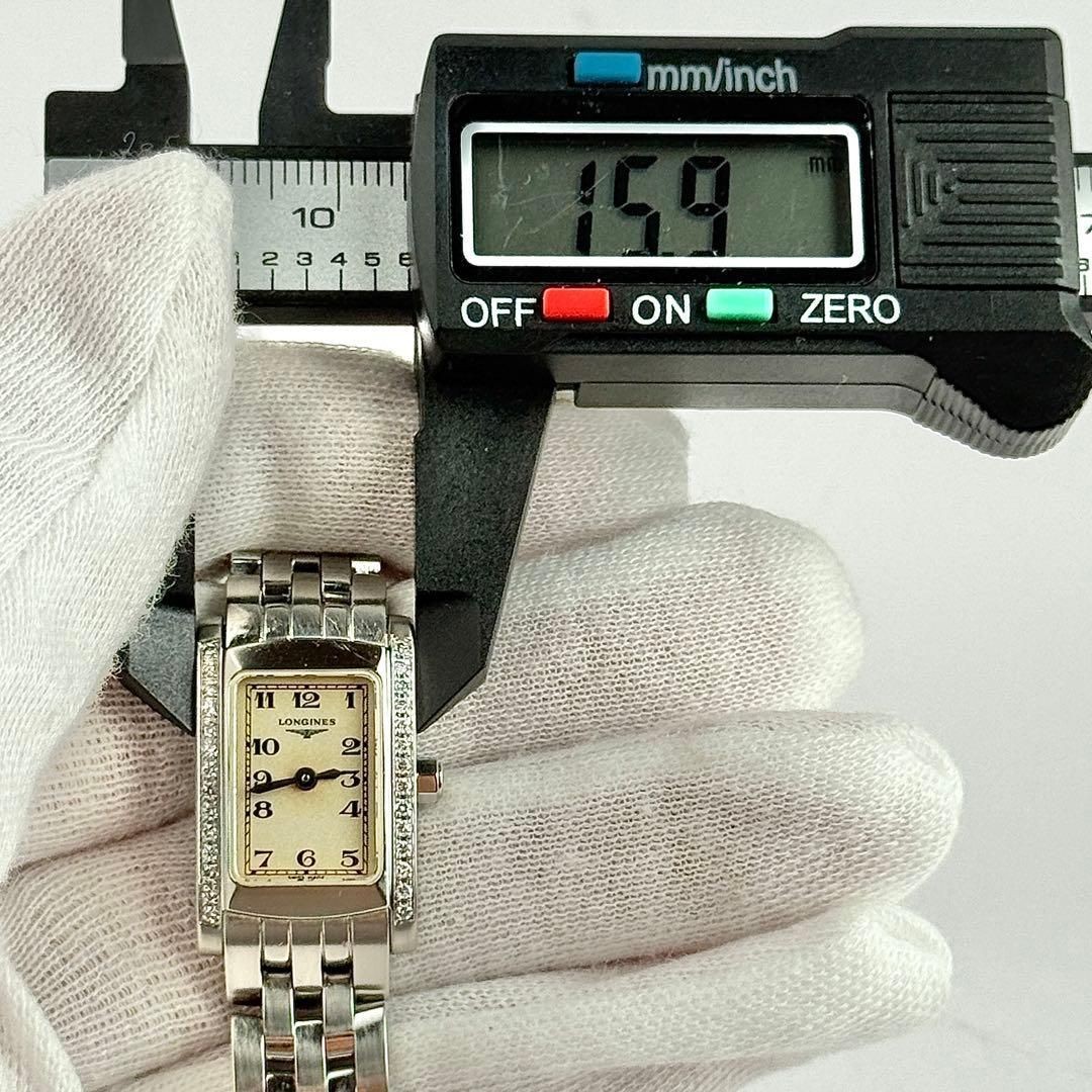 Longines Diamond Bezel Rectangular Ladies Wristwa… - image 10