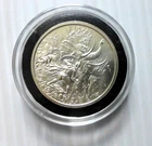 Intaglio Mint 2 oz Silver High Relief Round - Molon Labe