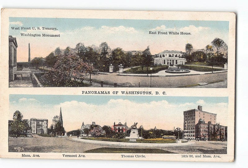 Washington D. C. District Of Columbia DC Postcard 1915-1930 Panoramas